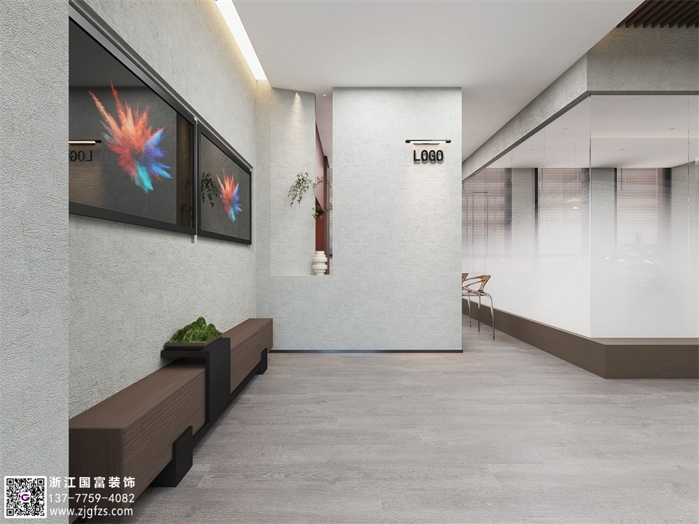 水泥灰極簡風(fēng)辦公室設(shè)計(jì)是怎樣的？